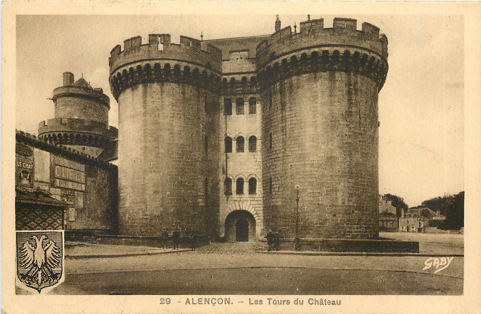CPA Alencon Les Tours du Chateau 