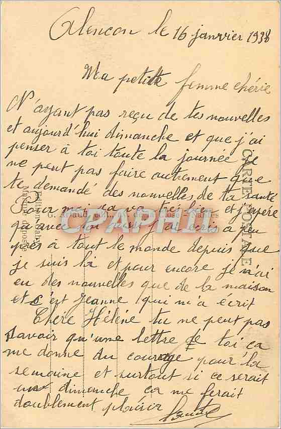 CPA Alencon Les Tours du Chateau  — Rückseite