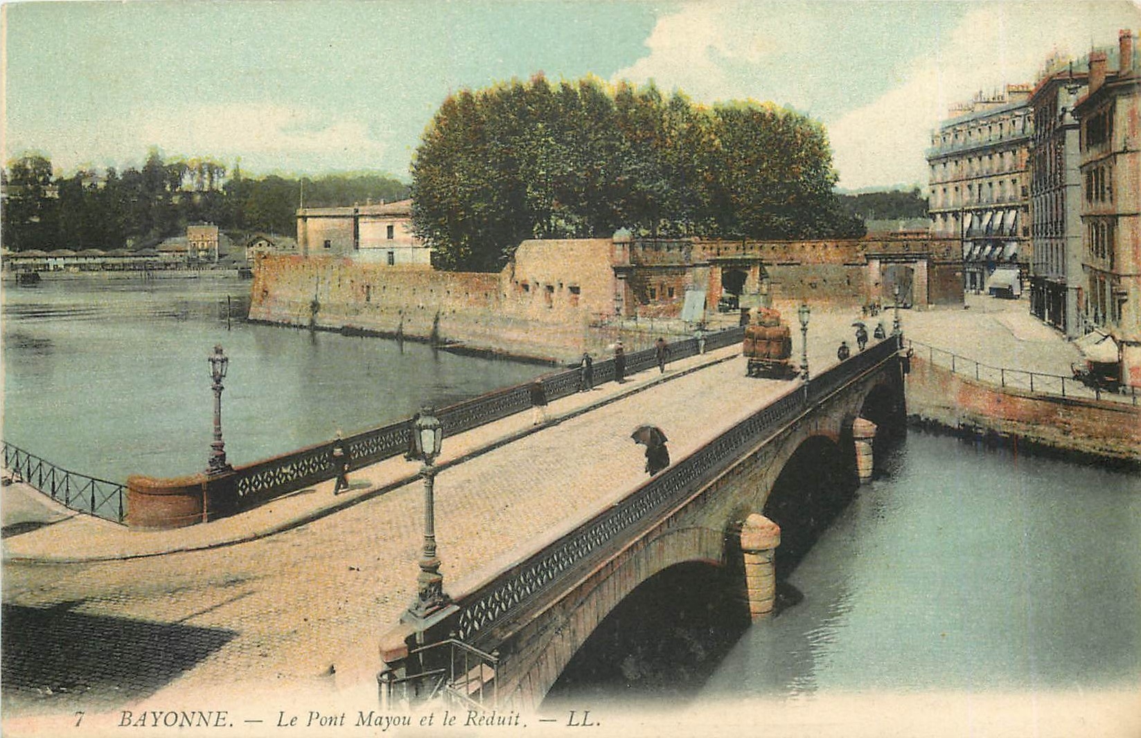 Bayonne — Le Pont Mayou et le Réduit — LL.