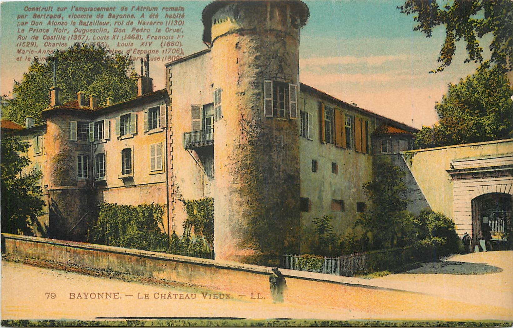 CPA Bayonne Le Chateau Vieux 