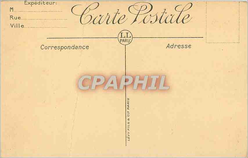 CPA Bayonne Le Chateau Vieux  — Rückseite