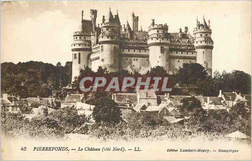 CPA Pierrefonds Le Chateau Cote Nord 