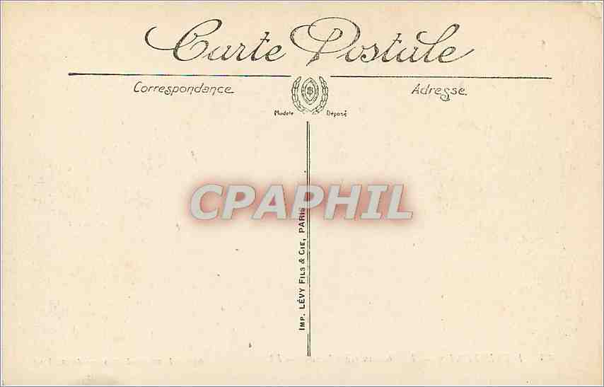 CPA Pierrefonds Le Chateau Cote Nord  — Rückseite