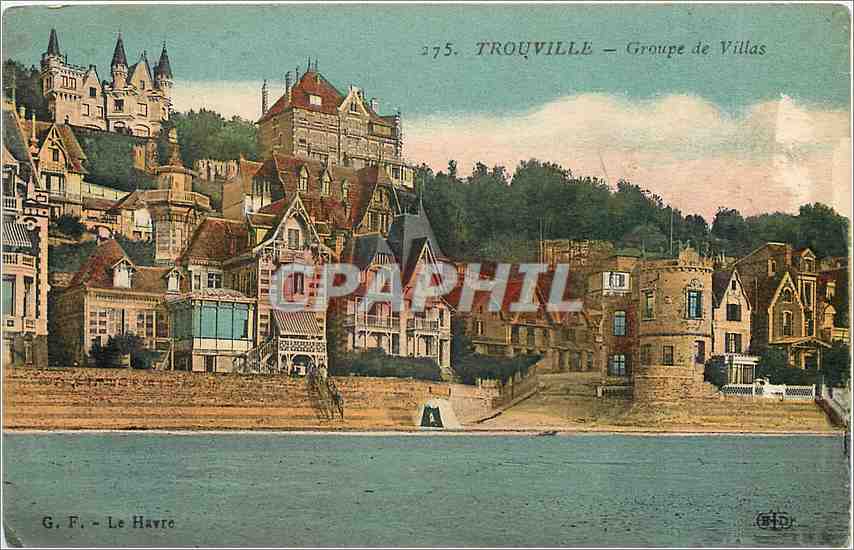Trouville — Groupe de Villas — G. F. - Le Havre, n°275