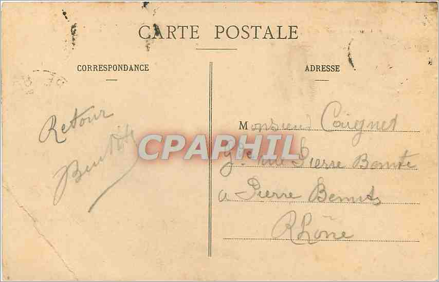CPA Dijon Ancien Palais des Ducs de Bourgogne et Tour des Etats  — Verso