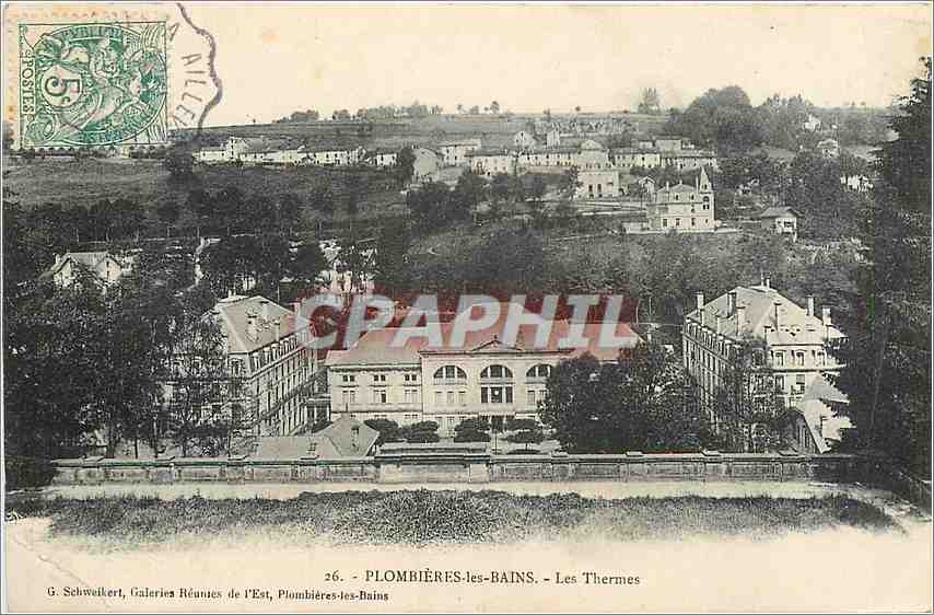 CPA Plombieres les Bains Les Thermes 