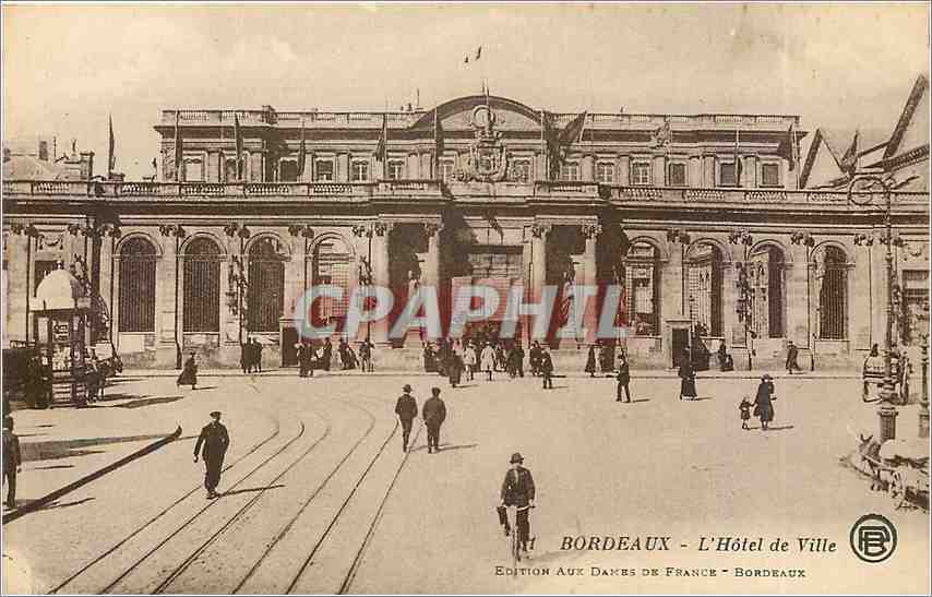 CPA Bordeaux L'Hotel de Ville 