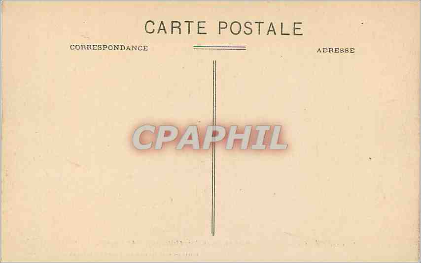 CPA Bordeaux Entree du Parc Bordelais  — Verso