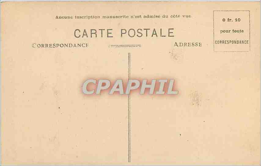 CPA Bordeaux La Grosse Cloche  — Verso