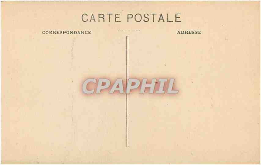 CPA Bordeaux Monument des Girondins  — Verso