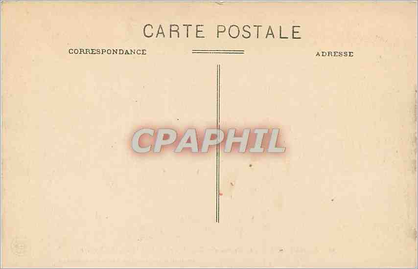 CPA Bordeaux Les Allees de Tourny et le Cours du XXX Juillet Tramway — Verso