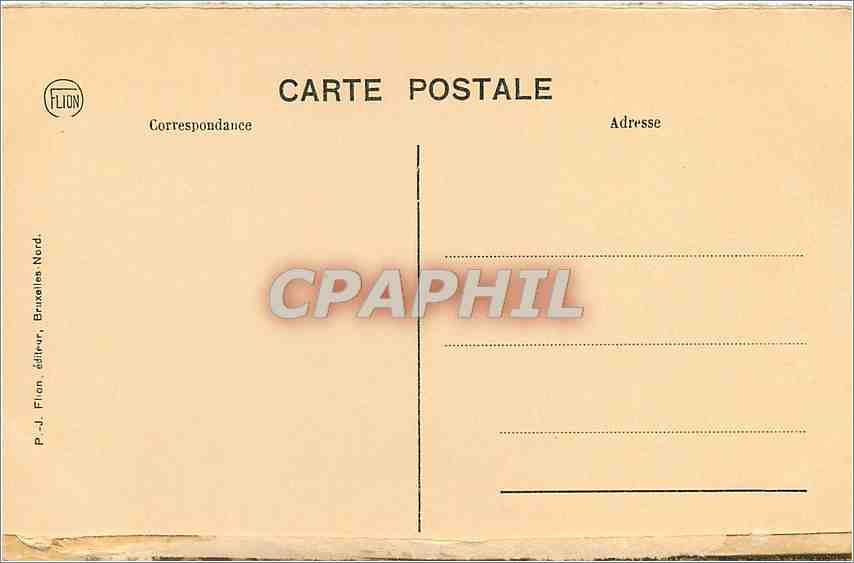 CPA Liege Le Perron Place du Marche  — Rückseite