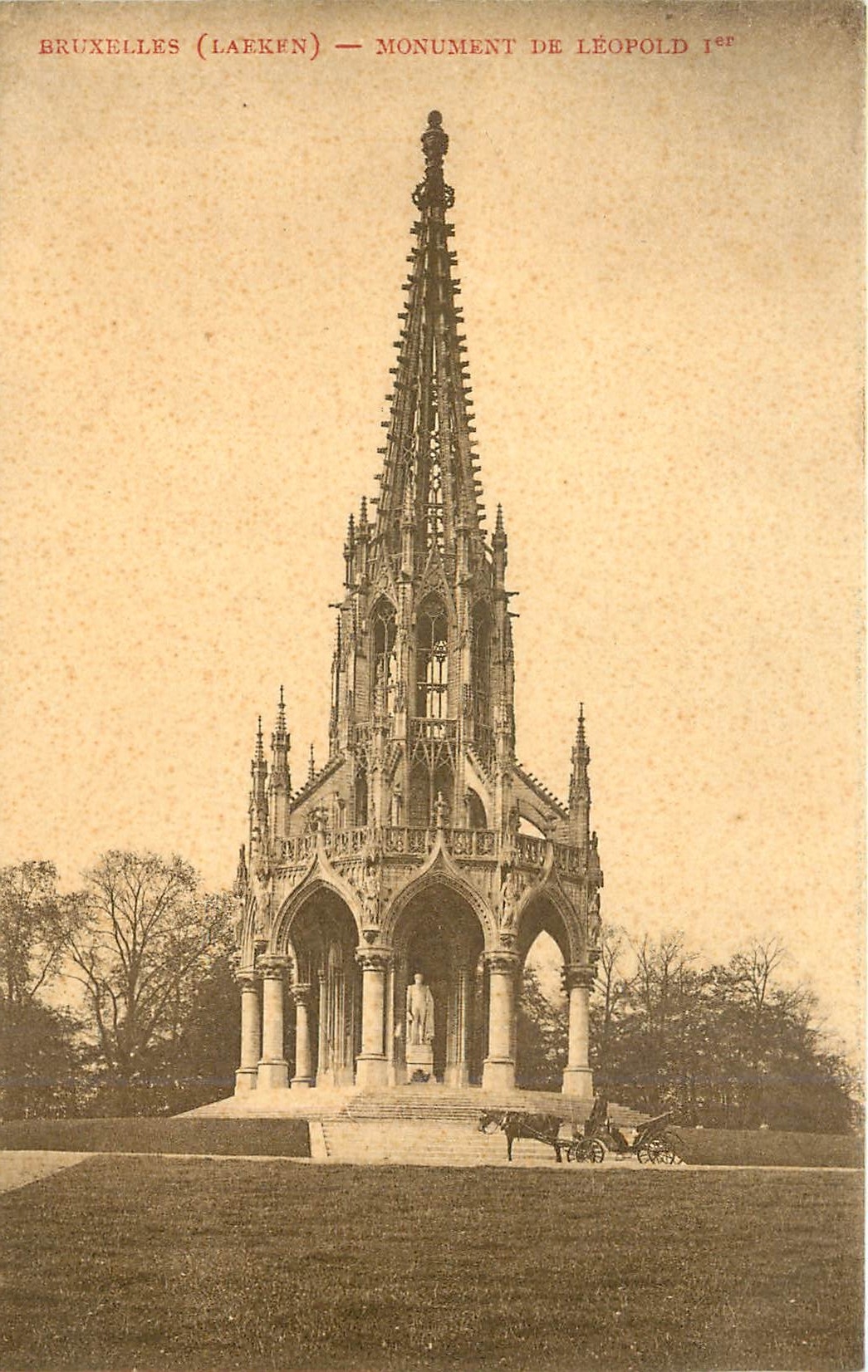 CPA Bruxelles Laeken Monument de Leopold 1er