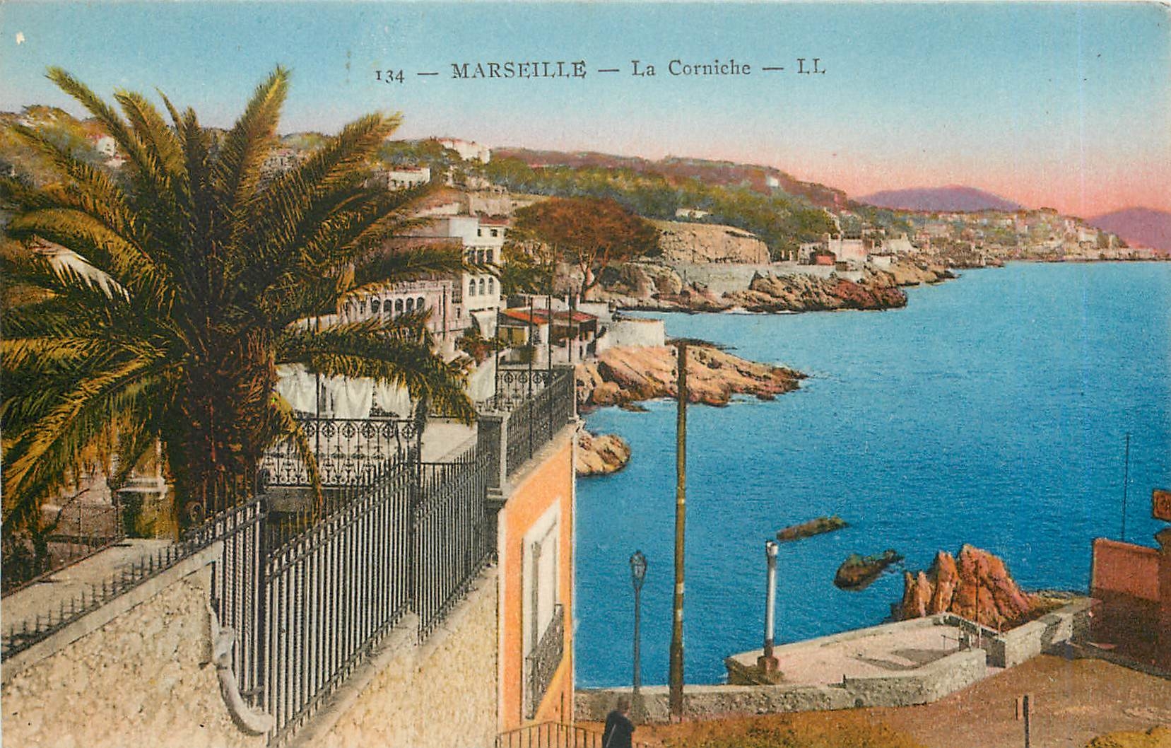 CPA Marseille La Corniche 