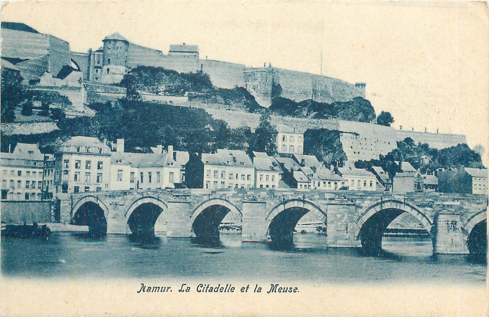 CPA Namur La Citadelle et la Meuse 