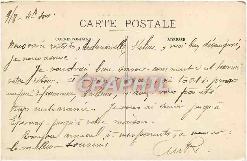 CPA Crozant Creuse Pont de la Cedelle  — Rückseite