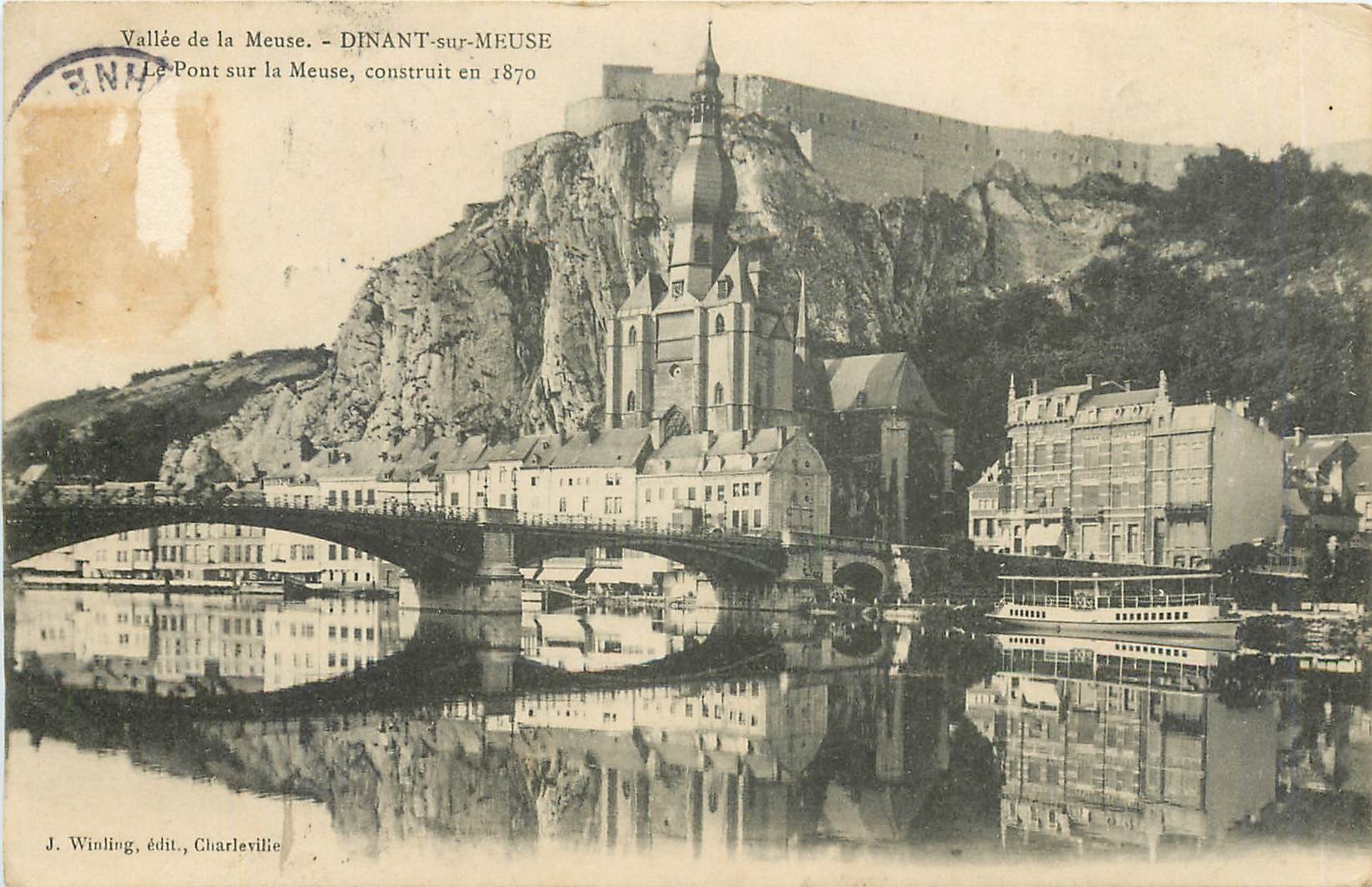 CPA Vallee de la Meuse Dinant sur Meuse Pont sur la Meuse