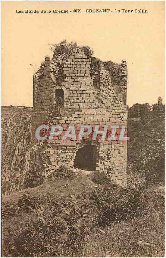 Crozant - La Tour Collin — Ruinen einer Turm — CROZANT - 4079