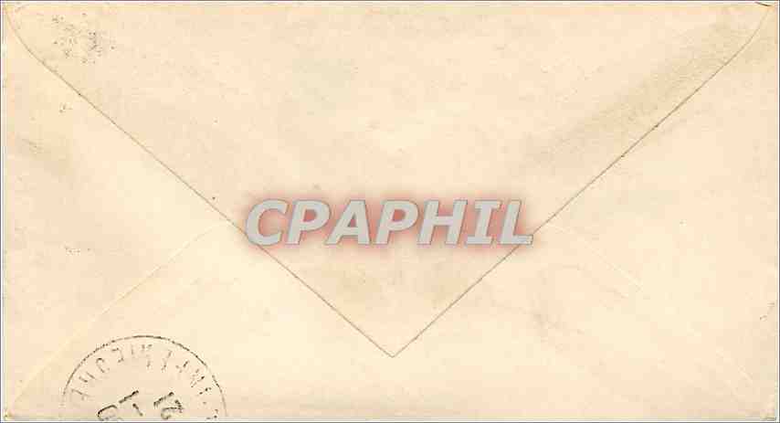 Lettre 25c Semeuse pour Le Havre 1921 Couillard — Rückseite