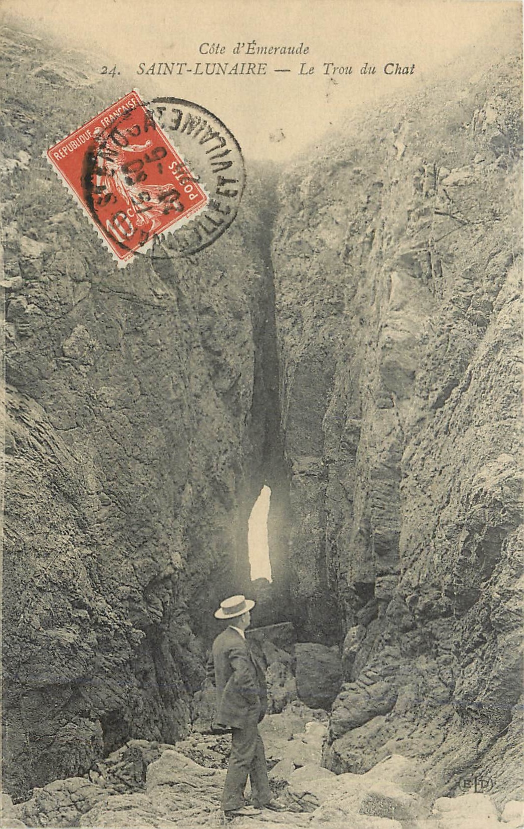 Saint-Lunaire — Le Trou du Chat — Côte d'Émeraude