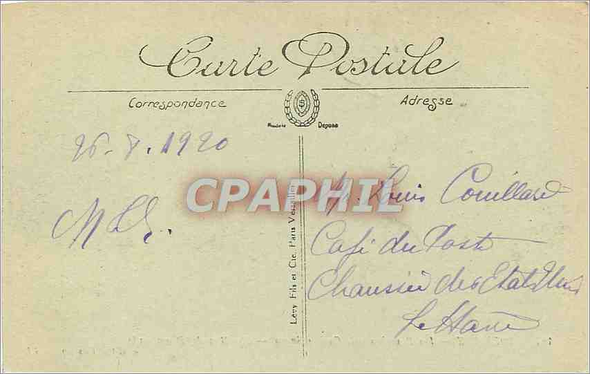 TROUVILLE — Les Planches et le Casino Salon — The Boards' Promenade and the Casino — L.L. — Rückseite