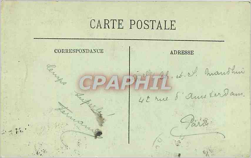 CPA Boulogne sur Mer Remparts du Chateau  — Rückseite