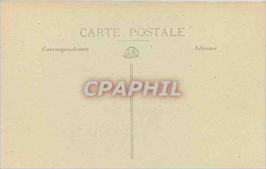 CPA Dijon Hotel des Postes Rue du Chateau  — Rückseite