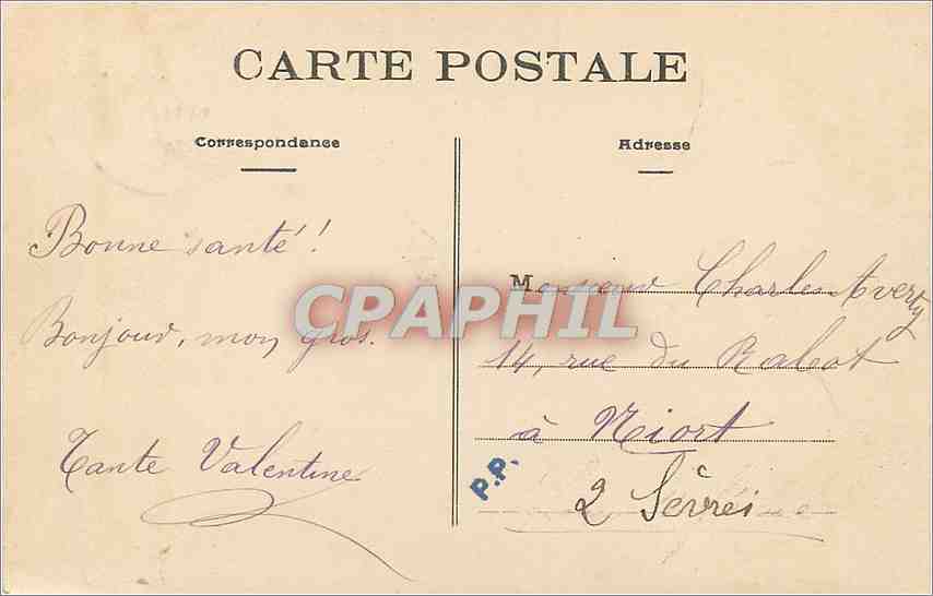 CPA Nantes Le Jardin des Plantes  — Rückseite