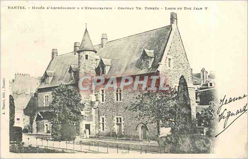 CPA Nantes Musee d'Archeologie d'Ethnographie 