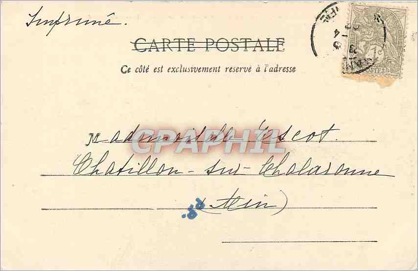 CPA Nantes Musee d'Archeologie d'Ethnographie  — Verso