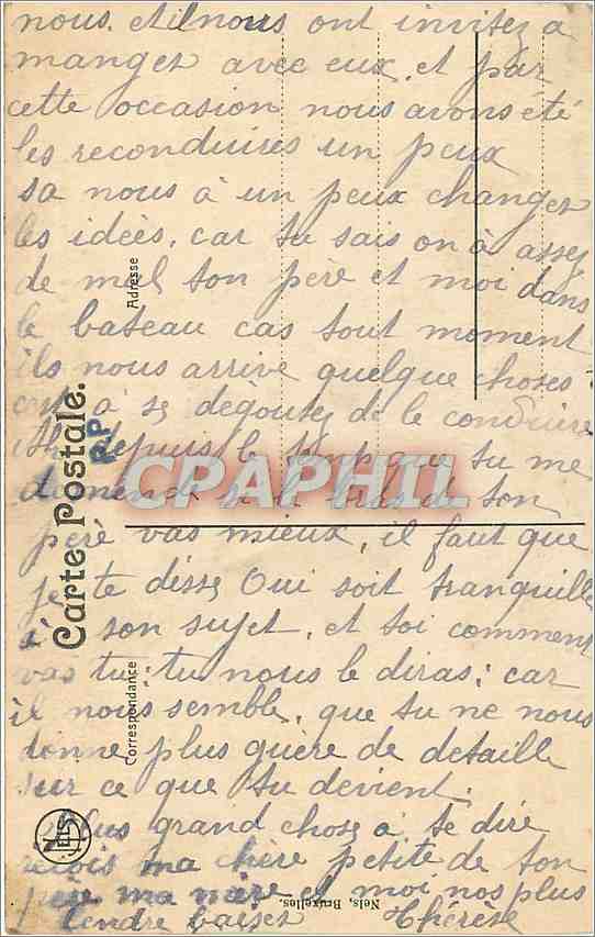 CPA Institut du Docteur Dogniaux Jumet  — Rückseite