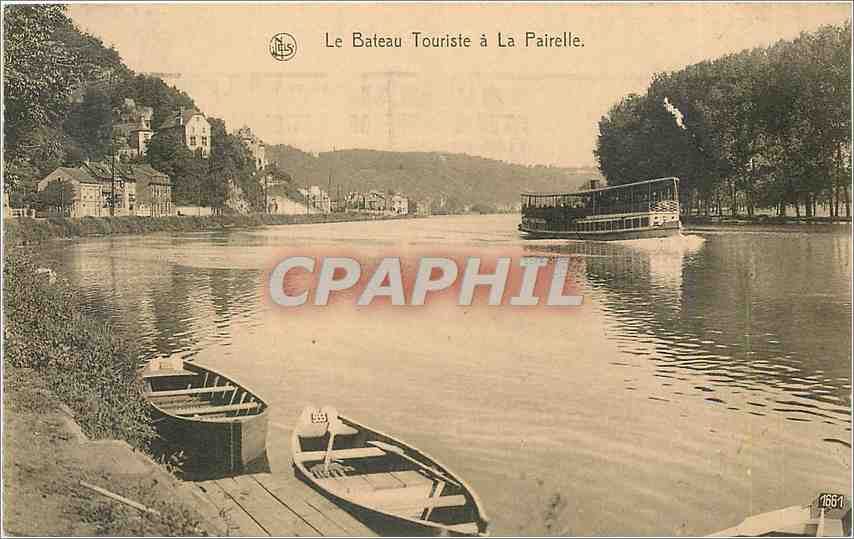 CPA La Bateau Touriste a la Pairelle Bateau