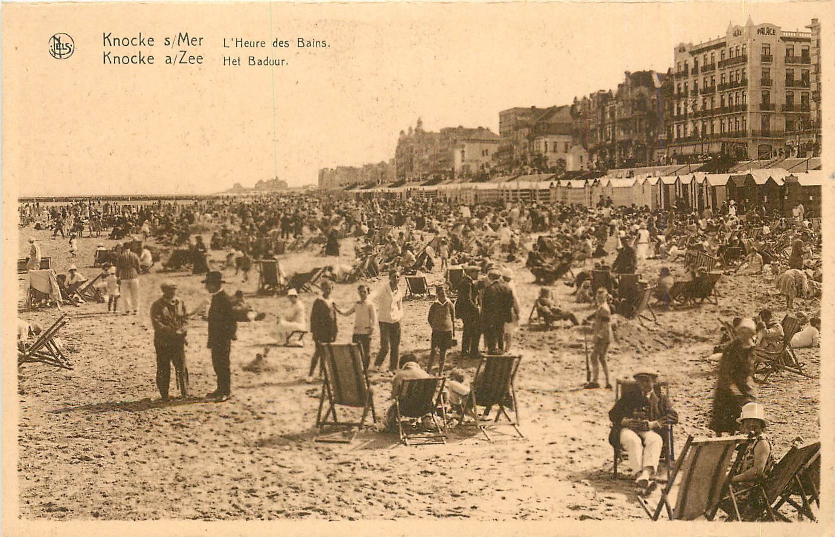 CPA Knocke s Mer L'Heure des Bains 