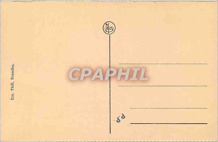 CPA Knocke s Mer L'Heure des Bains  — Rückseite