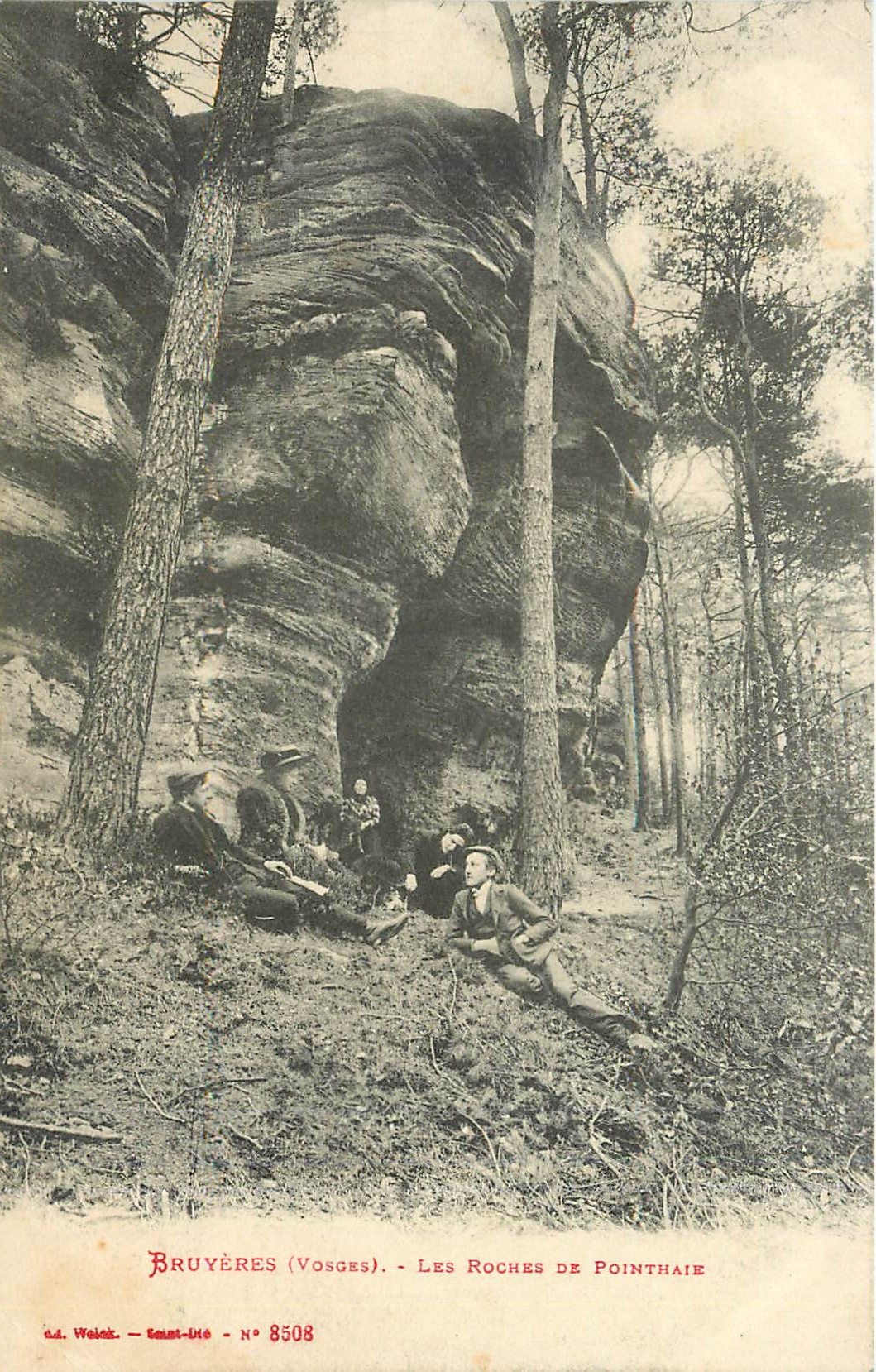 CPA Bruyeres Vosges Les Roches de Ponthaie 