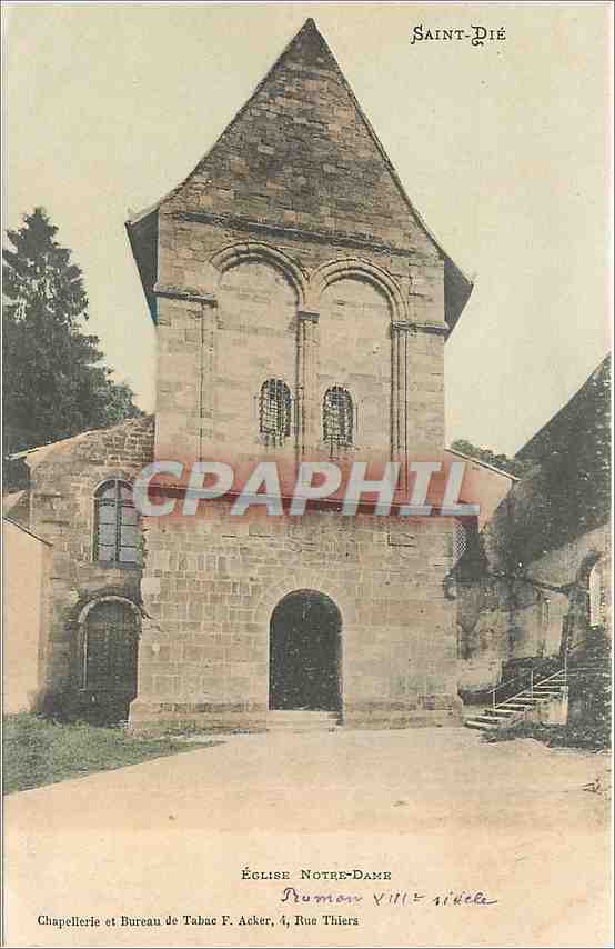 CPA Saint Die Eglise Notre Dame 