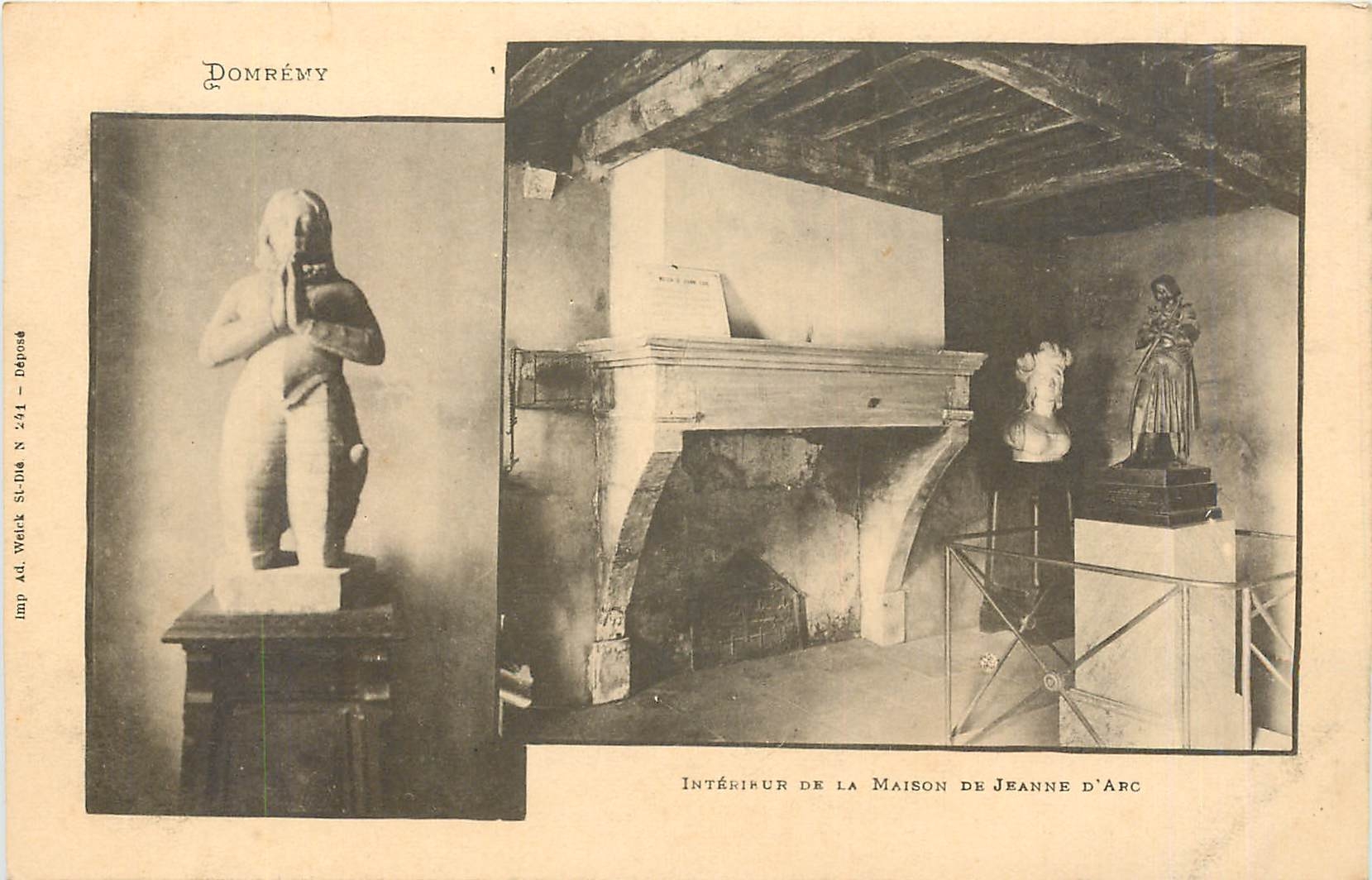CPA Domremy Interieur de la Maison de Jeanne d'Arc 