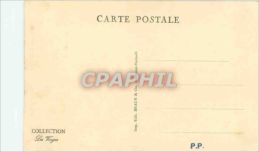CPA Lac de Retournemer et Maison Forestiere  — Rückseite