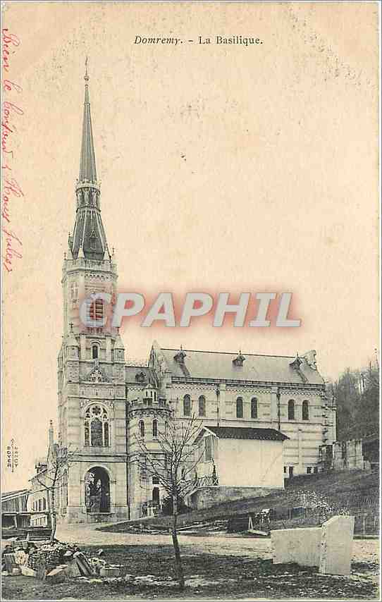 CPA Domremy La Basilique 