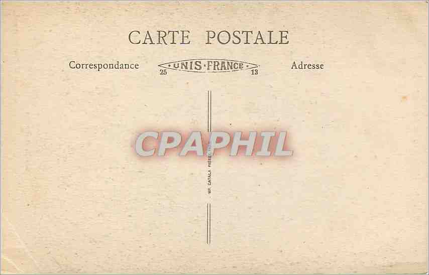 CPA Chateau Historique de Vez Oise Chapelle et Donjon  — Rückseite