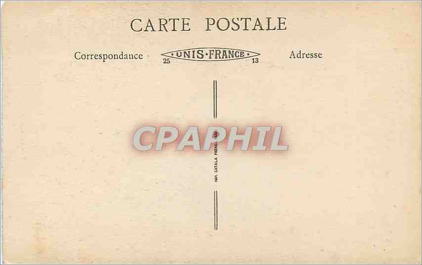 CPA Chateau Historique de Vez Oise Vue interieure  — Rückseite