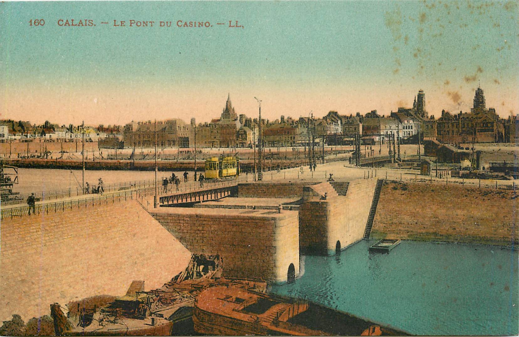 CPA Calais Le Pont du Casino 