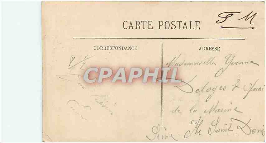 CPA Calais Le Nouveau Theatre  — Rückseite