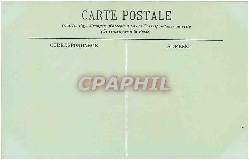 CPA Calais La Place d'Armes et le Beffroi  — Rückseite