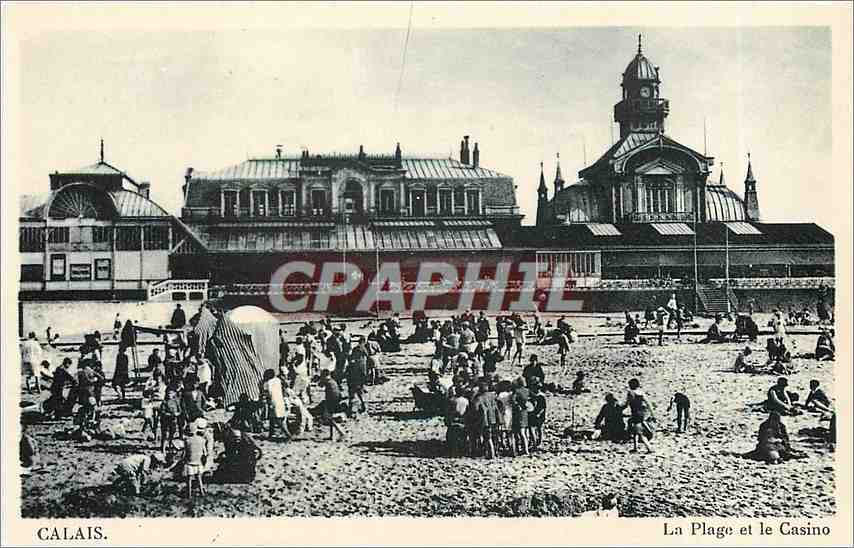CPA Calais La Plage et le Casino 