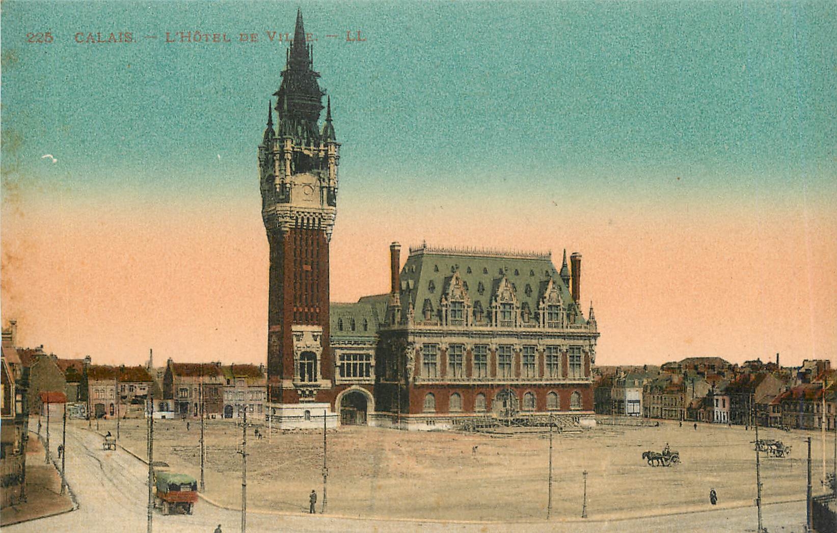 CPA Calais L'Hotel de Ville 