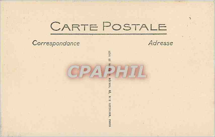 CPA Calais L'Hotel de Ville  — Rückseite