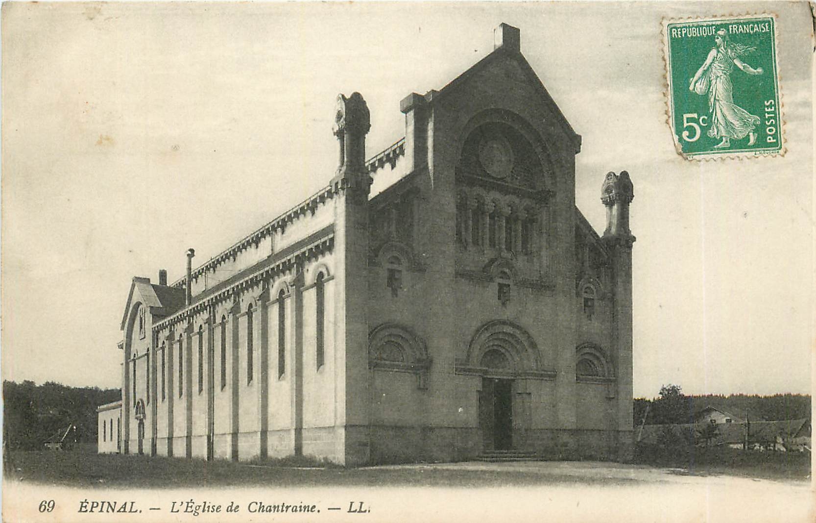 CPA Epinal L'Eglise de Chantraine 