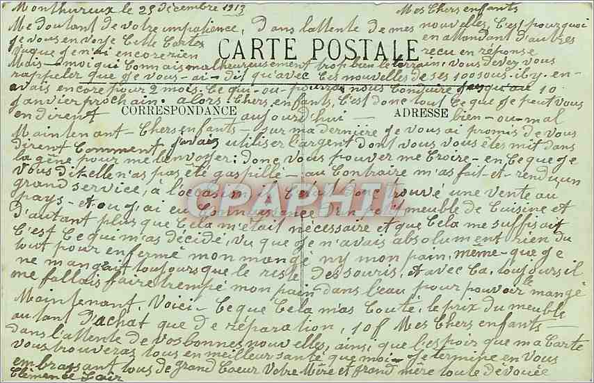 CPA Epinal L'Eglise de Chantraine  — Back
