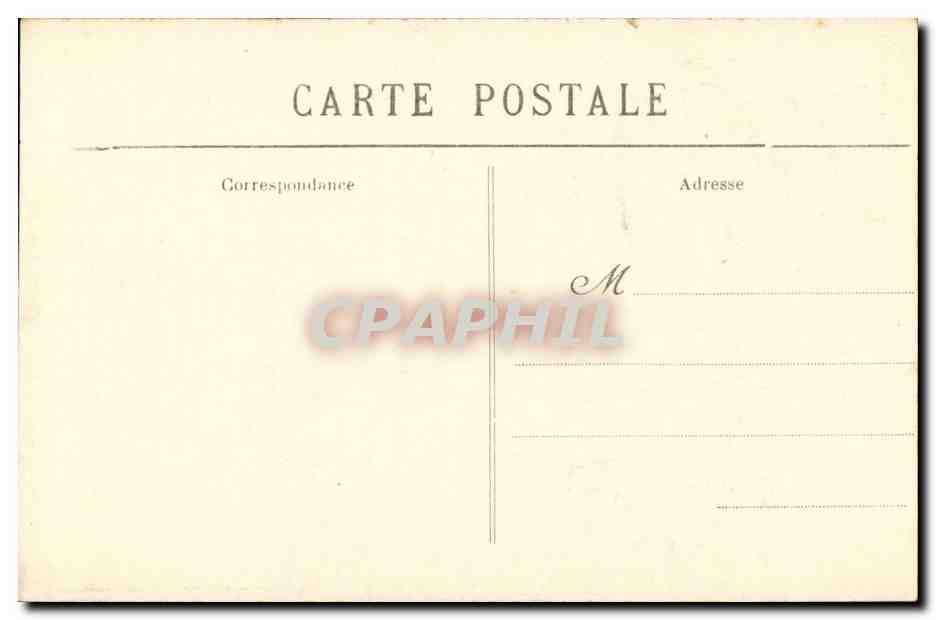 CPA Lit clos Bretagne et berceau breton — Rückseite